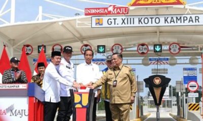 peresmian jalan tol pekanbaru-padang