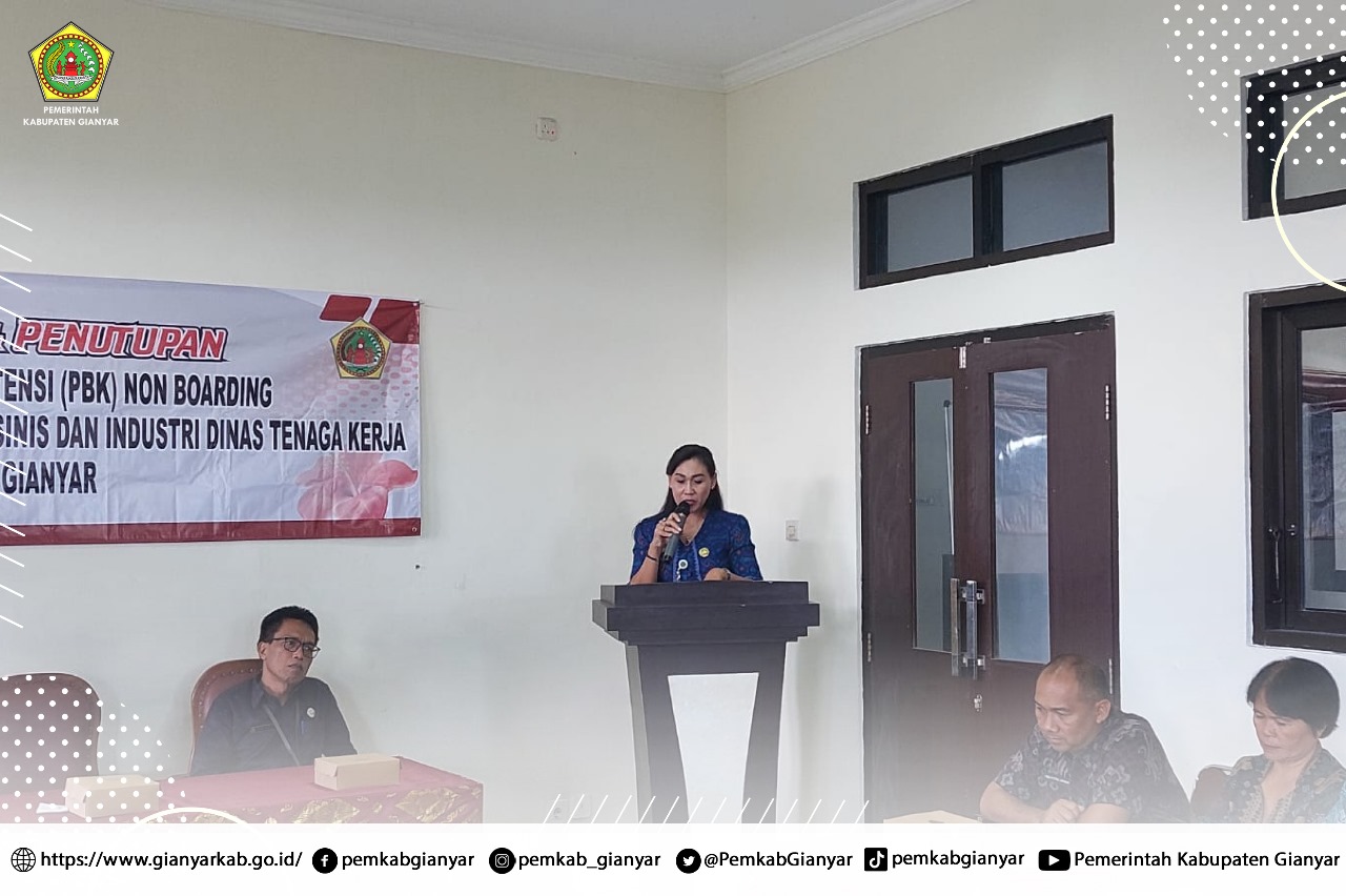 pelatihan barista disnaker gianyar
