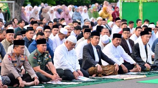 presiden salat iduladha