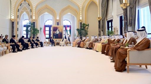 pertemuan presiden jokowi di abu dhabi