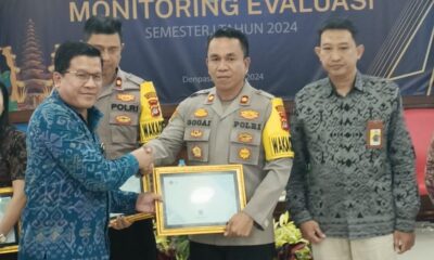 penghargaan Polres Gianyar