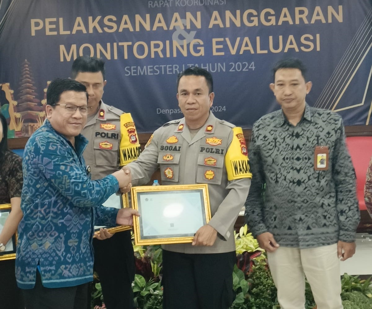 penghargaan Polres Gianyar