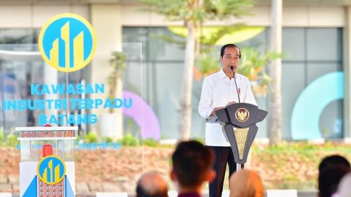 peresmian kawasan industri batang