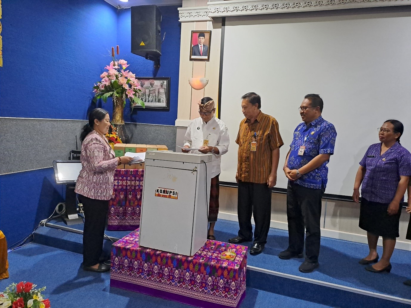 pemusnahan arsip bapenda denpasar