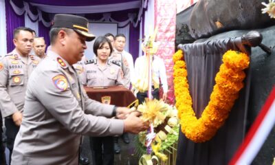 patung gajah mada polsek tegallalang