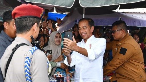presiden di pasar kotabumi