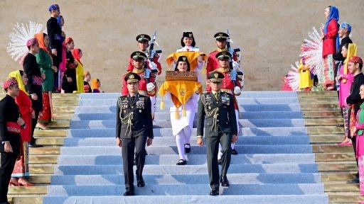bendera merah putih ke ikn