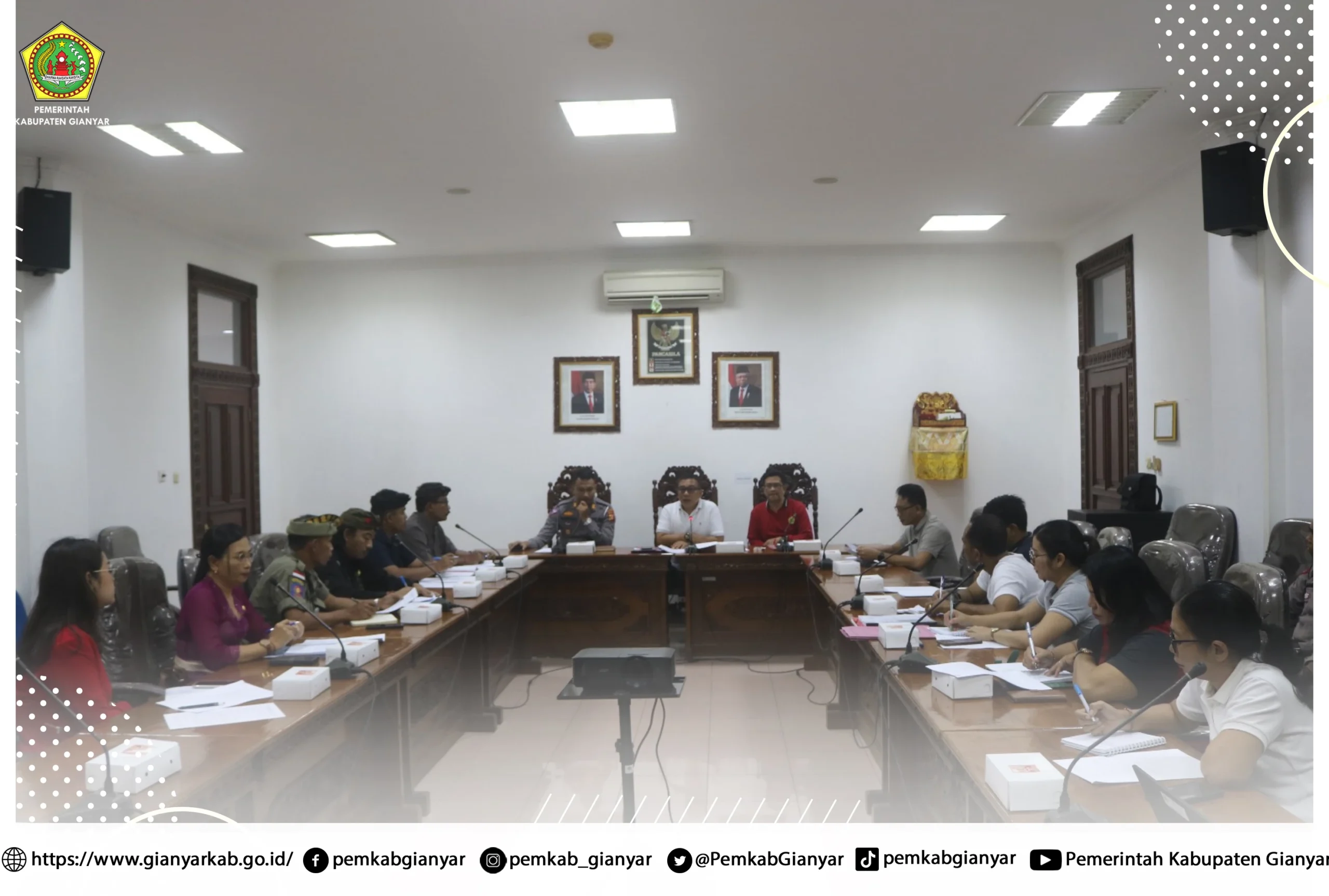 persiapan pelantikan dprd gianyar
