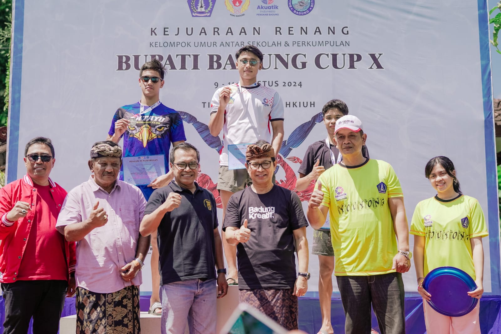 Kejuaraan renang Bupati Badung Cup 2024