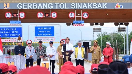 peresmian tol di sumatra utara