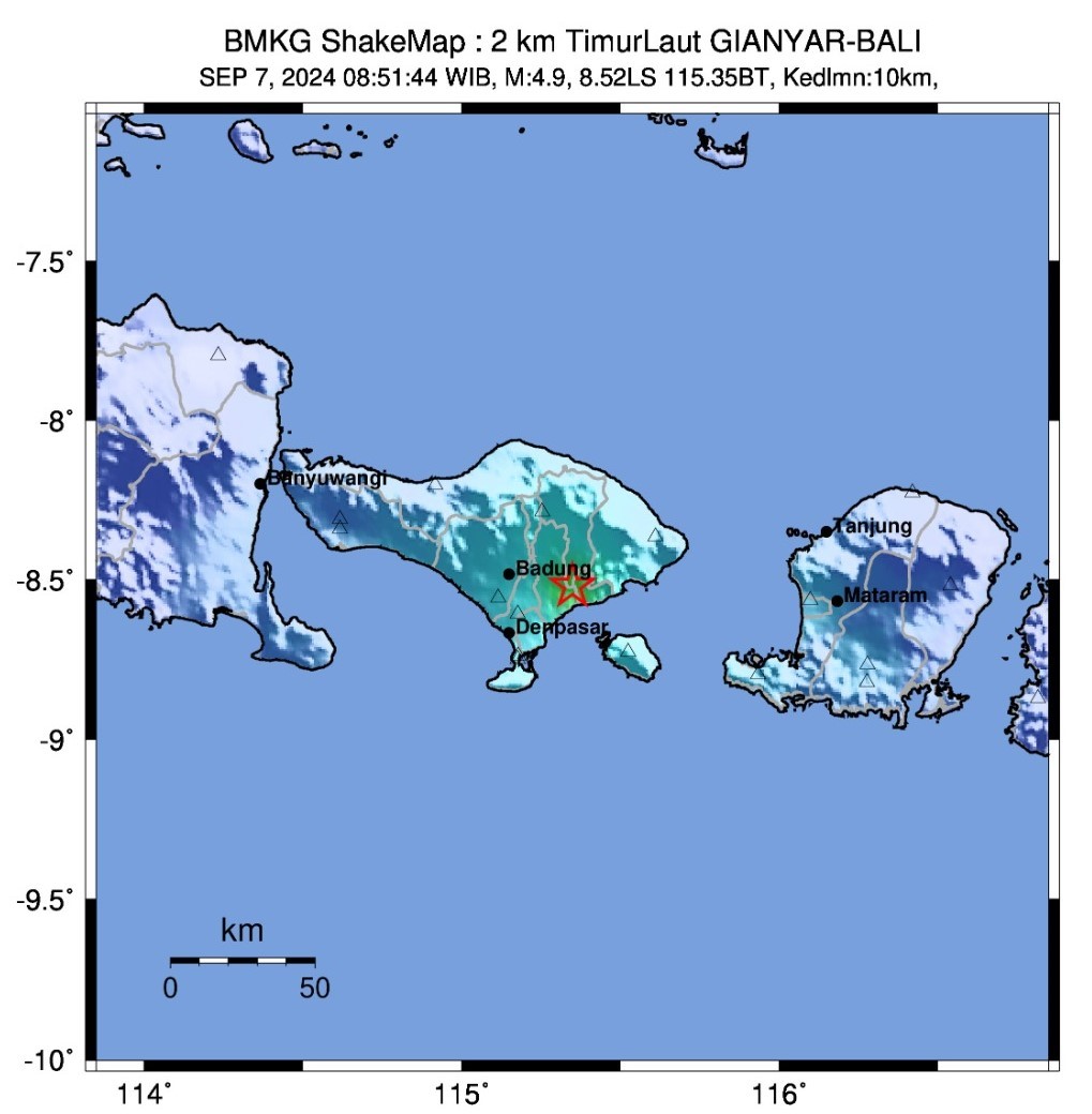 gempa bumi gianyar