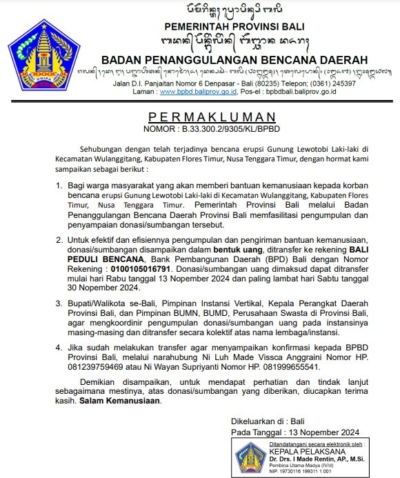Erupsi Gunung Lewotobi