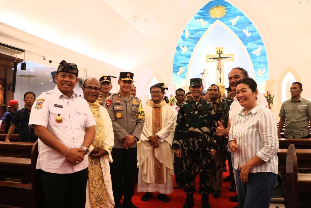 kamtibmas malam tahun baru di bali