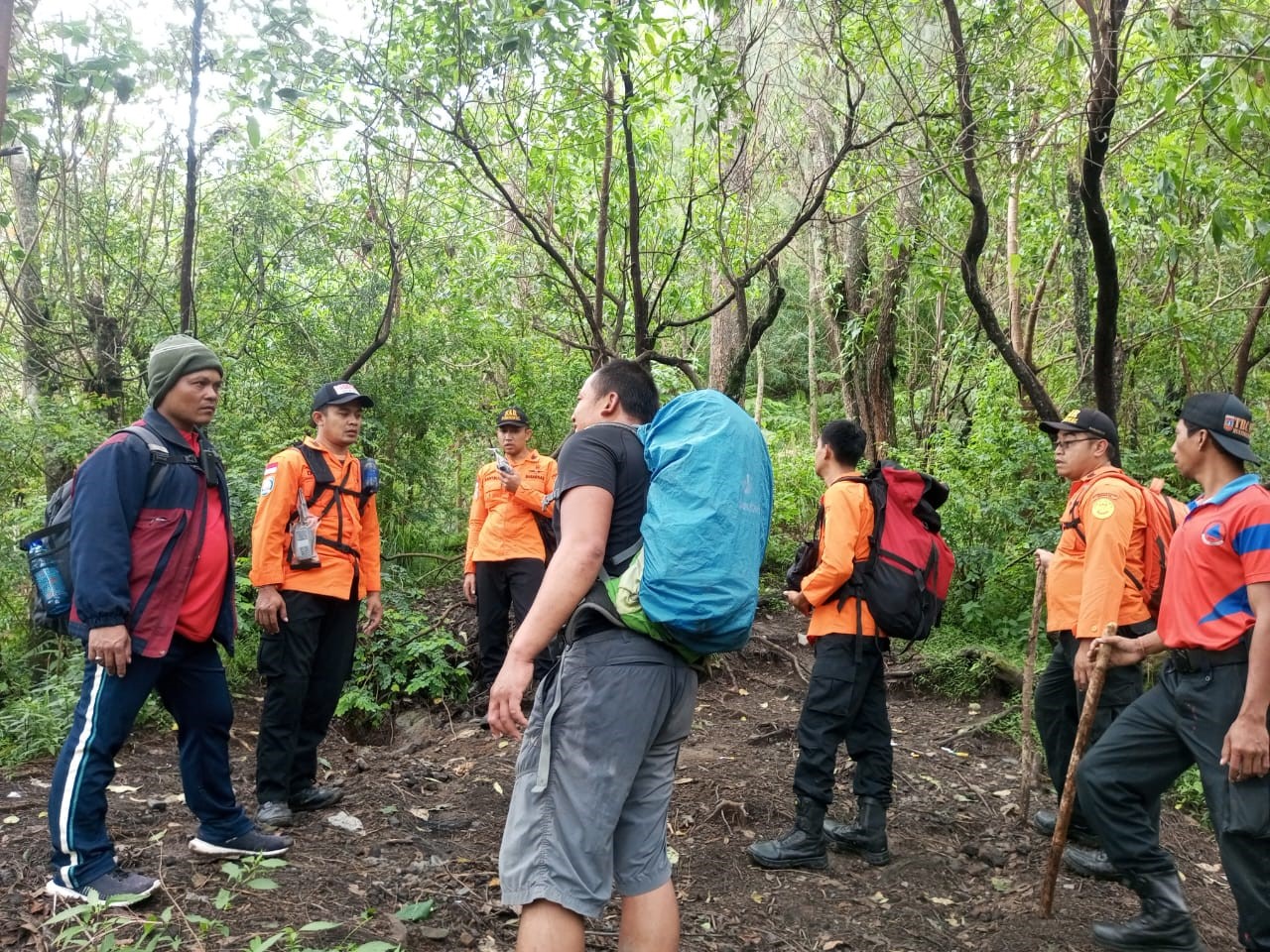 pendaki hilang di gunung agung