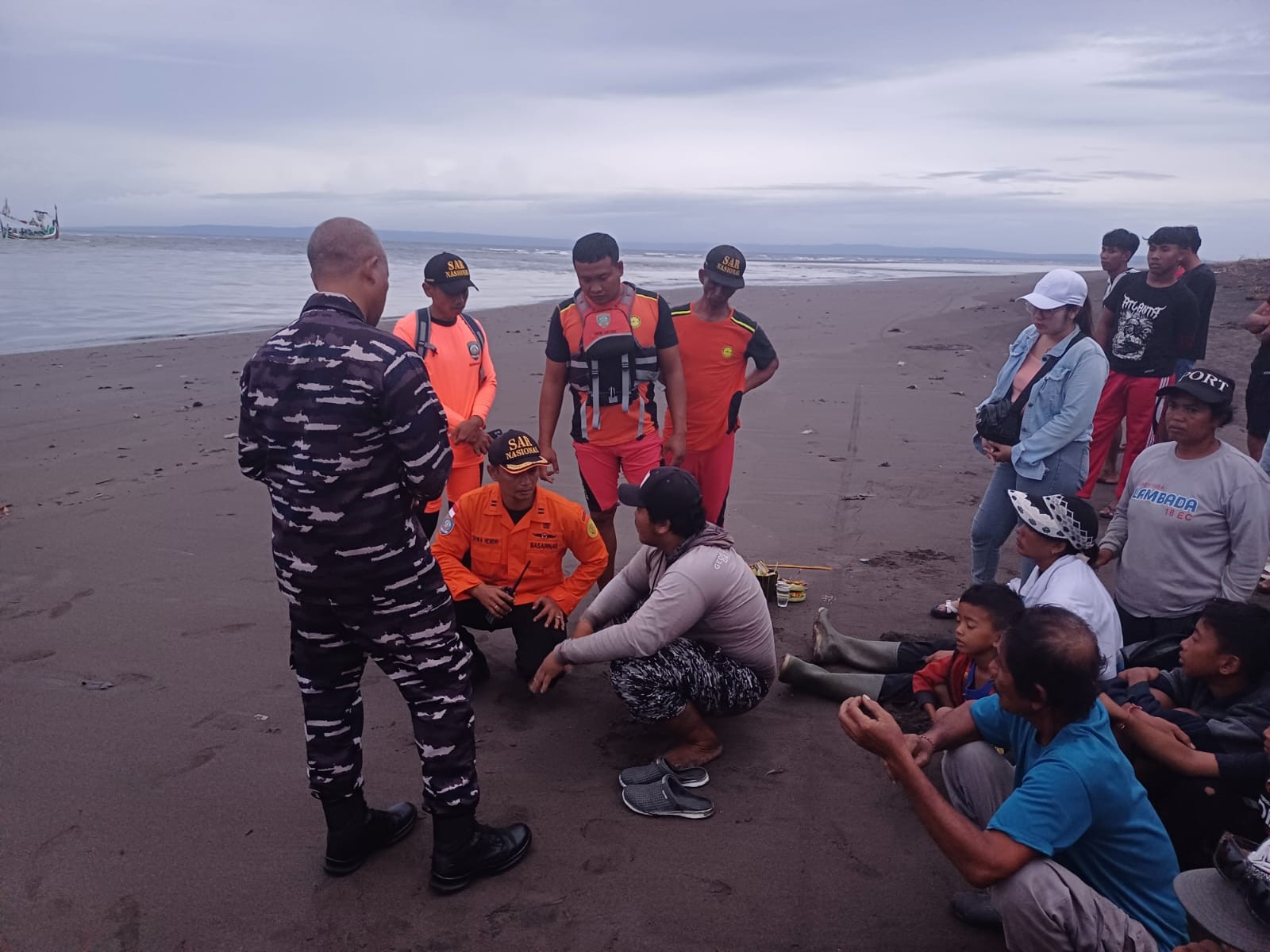 pemancing hilang di perairan perancak