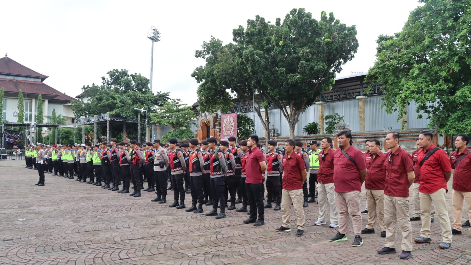 pengamanan ogoh-ogoh