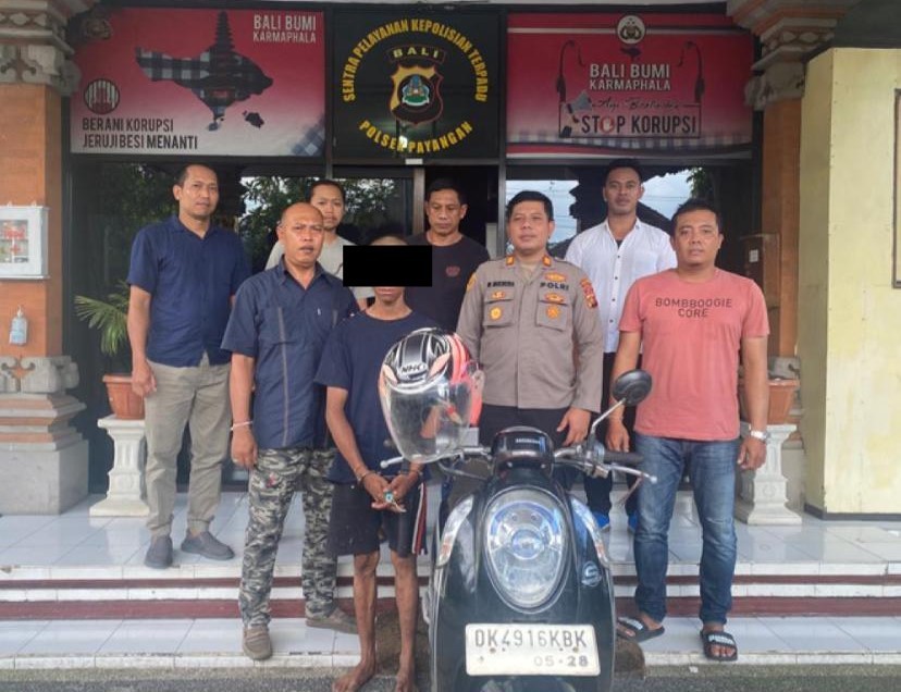 pencurian motor di payangan