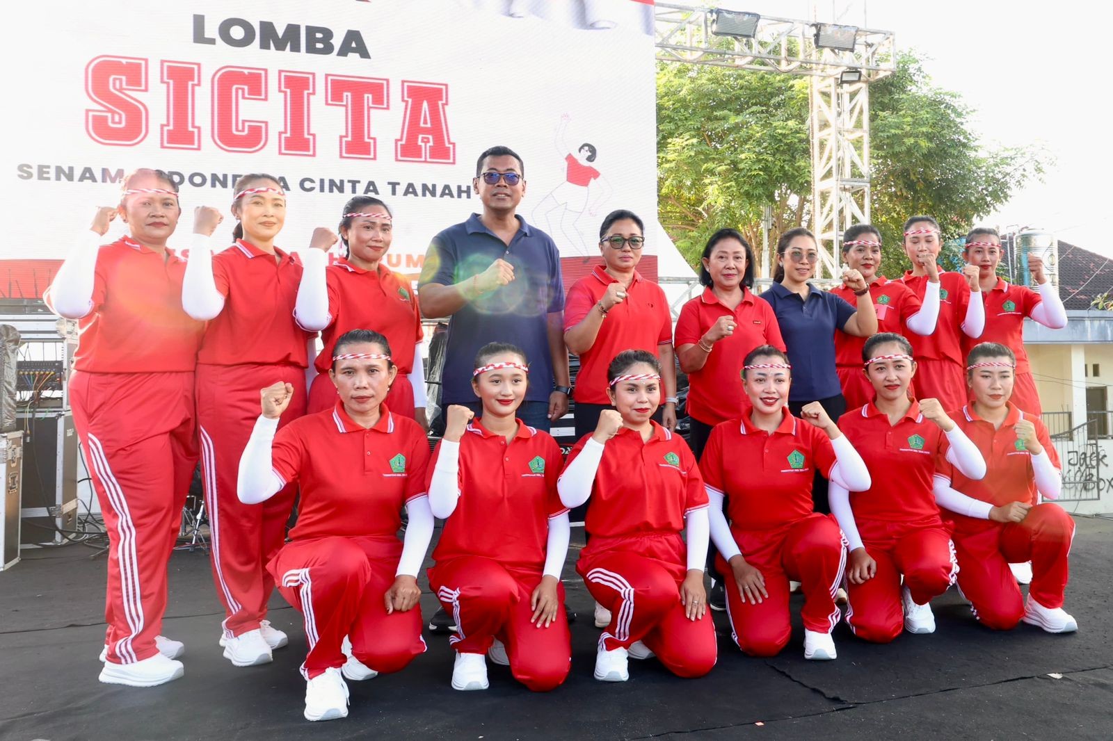 lomba Senam desa tegal harum