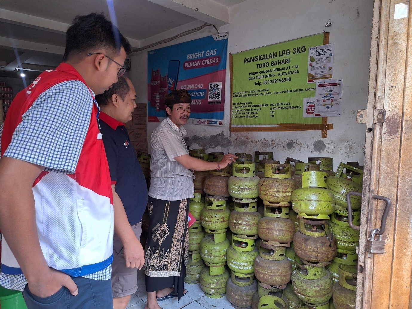 sidak lpg di badung