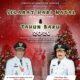 Banner ucapan selamat Hari Raya Natal Tahun 2025 dan Tahun Baru 2026 Bupati Tabanan Dr. I Komang Gede Sanjaya, S.E., M.M. bersama Jajaran Pemerintah Kabupaten Tabanan. (Foto: Hms Tabanan)