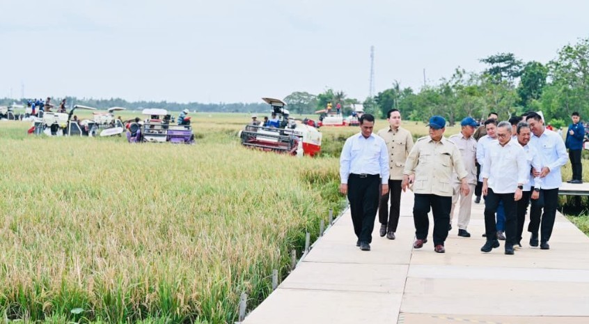 presiden prabowo ke Kertamukti