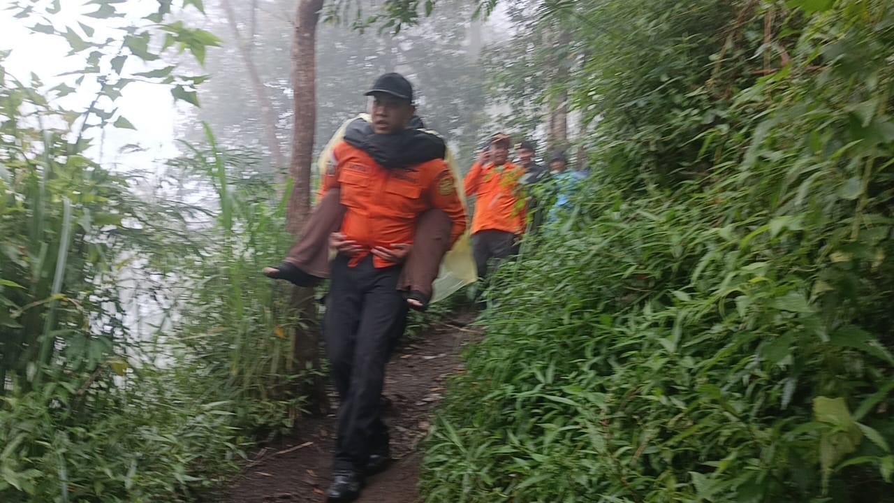 pendaki hipotermia di abang