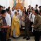 Suasana perayaan Hari Paskah di Gereja Katolik Maria Bunda Segala Bangsa, di lingkungan Pusat Peribadatan Puja Mandala, Kuta Selatan, Badung