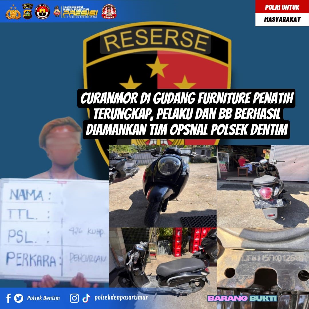 pencurian motor di penatih