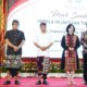 Gubernur Koster hadiri pisah sambut Kepala Kejaksaan Tinggi Bali di Gedung Wanita Nari Graha, Panjer, Denpasar, Kamis (7/5) 