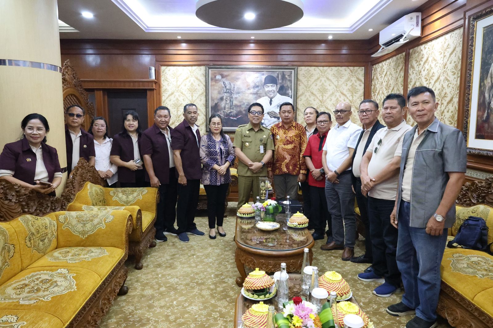 Wawali Arya Wibawa terima kunjungan Wabup Minahasa Tenggara, Fredy Tuda bersama FKUB Kabupaten Minahasa Tenggara