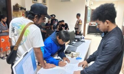 keributan di taman griya