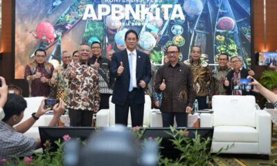 Menteri Keuangan Purbaya Yudhi Sadewa memaparkan kinerja APBN Semester I 2026 pada Konferensi Pers APBN KiTA Edisi Juli 2026 Judul Gambar Menkeu Purbaya Paparkan Kinerja APBN Semester I 2026