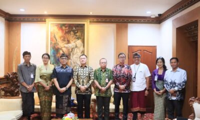 Walikota Denpasar I Gusti Ngurah Jaya Negara menerima kunjungan studi tiru Bupati Paser di Kantor Walikota Denpasar.