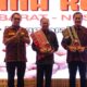 Gubernur Bali Wayan Koster bersama Gubernur NTB Lalu Muhamad Iqbal dan Gubernur NTT Melkiades Laka Lena dalam pertemuan kerja sama regional