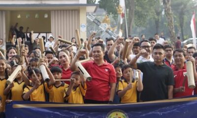 Bupati Jembrana I Made Kembang Hartawan menghadiri Puncak Peringatan Hari Anak Nasional 2026 di Gedung Kesenian Ir. Soekarno.
