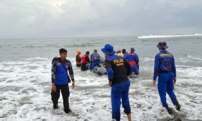 Nelayan Hilang Pantai Saba, Pencarian SAR Gianyar, Polres Gianyar, Pantai Sukawati