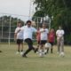 Wakil Gubernur Bali I Nyoman Giri Prasta didampingi Sekda Dewa Made Indra membuka Kompetisi Mini Soccer Kerthi Bali IV di GOR Ngurah Rai Denpasar.