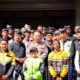 Kapolri Jenderal Listyo Sigit Prabowo berdialog dengan pecalang dan komunitas ojek online di Kabupaten Badung.