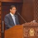 Menteri Keuangan Purbaya Yudhi Sadewa menyampaikan paparan dalam Rapat Kerja Komisi XI DPR di Jakarta mengenai capaian opini WTP Kemenkeu.