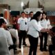 Ketua K3S Badung Nyonya Rasniathi Adi Arnawa membuka Muscab Pertuni Kabupaten Badung dan rapat kerja KDD 2026 di Wantilan DPRD Badung.