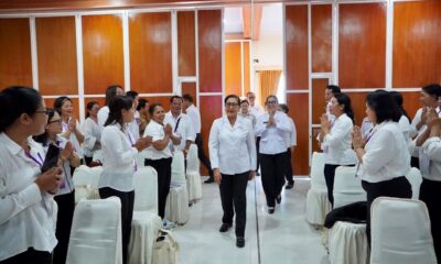 Ketua TP Posyandu Provinsi Bali Ny. Putri Koster membuka Bimtek Bina Posyandu Angkatan IX di Bapelkesmas Dinas Kesehatan Provinsi Bali, Denpasar.