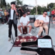 Suasana music session Suara Senja di kawasan Titik Nol Kota Singaraja