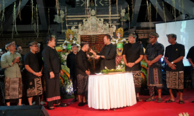 Wakil Bupati Badung Bagus Alit Sucipta menghadiri puncak HUT Ke-43 Sekaa Teruna Sila Widya Dharma di Pekandelan, Sading