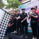 Walikota Denpasar I Gusti Ngurah Jaya Negara didampingi Wakil Walikota I Kadek Agus Arya Wibawa melepas peserta Jalan Sehat HUT ke-79 Koperasi di Lapangan Lumintang