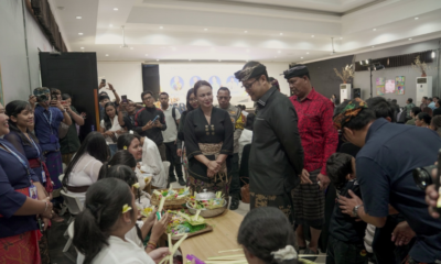 Wabup Badung Bagus Alit Sucipta didampingi Ketua GOW Yunita Alit Sucipta menghadiri Official Launch Veritas Intercultural School Bali di Kerobokan Kaja
