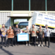 Regional CEO BRI Region 17/Denpasar Hery Noercahya menyerahkan bantuan dump truck kepada Pangdam IX/Udayana Mayjen TNI Piek Budyakto di GOR Yudomo, Denpasar.
