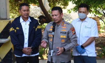 Kabid Humas Polda Metro Jaya Kombes Pol. Budi Hermanto memberikan keterangan kepada media terkait pelimpahan tersangka Don Ritto.