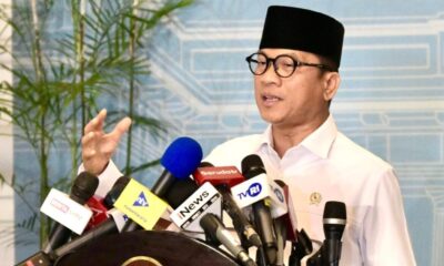 Mendes PDT Yandri Susanto memberikan keterangan mengenai integrasi Kopdes Merah Putih, BUMDes, dan desa tematik di Istana Kepresidenan Jakarta.