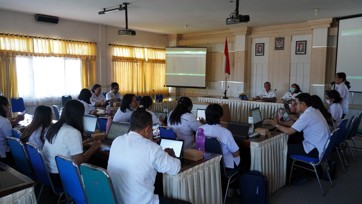 Rapat Koordinasi Persiapan Pelaksanaan BIAS HPV Tahun 2026 di Aula Dinas Kesehatan Kabupaten Buleleng