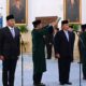 Presiden Prabowo Subianto melantik Donny Ermawan dan Yos Sunitiyoso sebagai Gubernur dan Wakil Gubernur Universitas Republik Indonesia di Istana Negara